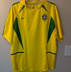 Retro '02 Nike Brazil National Soccer Team Jersey